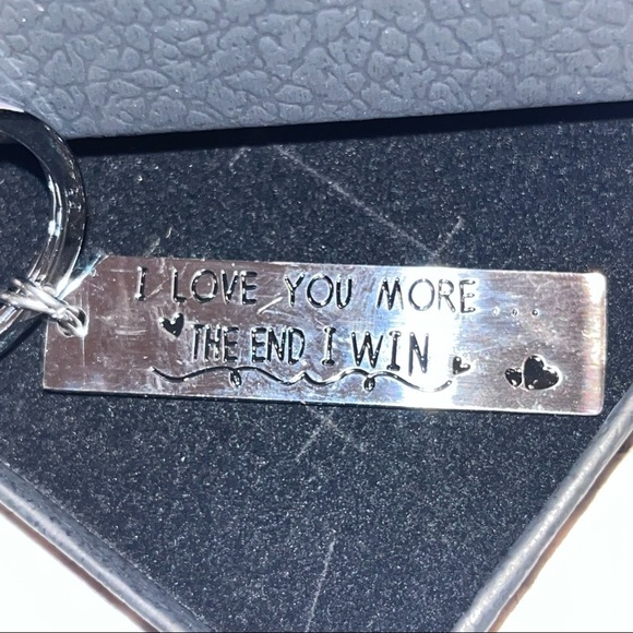 Nordic Runes ❤️ I Love You More The End I Win Keychain - Picture 9 of 10